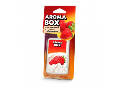 Ароматизатор FOUETTE "Aroma Box" подвесной "Клубничный мусс" B-5 от FOUETTE Ароматизатор FOUETTE "Aroma Box" подвесной "Клубничный мусс" B-5