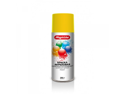 Краска светло-желтая (265г) RAL 1018, 230 MagicLine