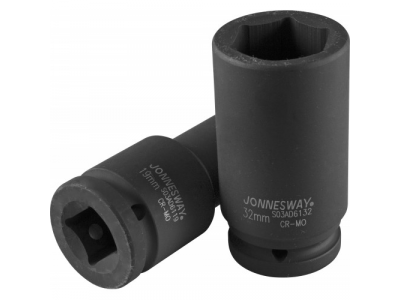 Головка торцевая ударная глубокая 3/4"DR, 33 мм, S03AD6133 JONNESWAY от JONNESWAY Головка торцевая ударная глубокая 3/4"DR, 33 мм, S03AD6133 JONNESWAY
