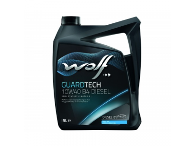 Моторное масло WOLF GUARDTECH 10W40 B4 DIESEL 5L