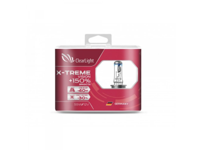 Лампа H11(Clearlight)12V-55W X-treme Vision +150% Light (2 шт.) от ClearLight Лампа H11(Clearlight)12V-55W X-treme Vision +150% Light (2 шт.)